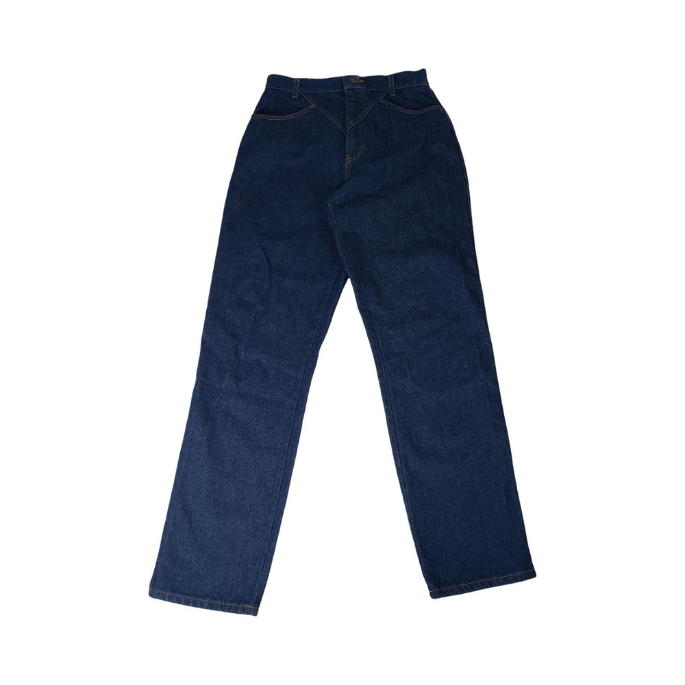 Ozark Mountain Jean Company Vintage Western High Rise V-Yoke Jeans Indigo 9-32